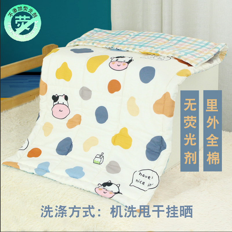 小棉絮童可水洗棉花垫被新生儿幼儿园纯棉宝宝婴儿床垫订做薄褥子