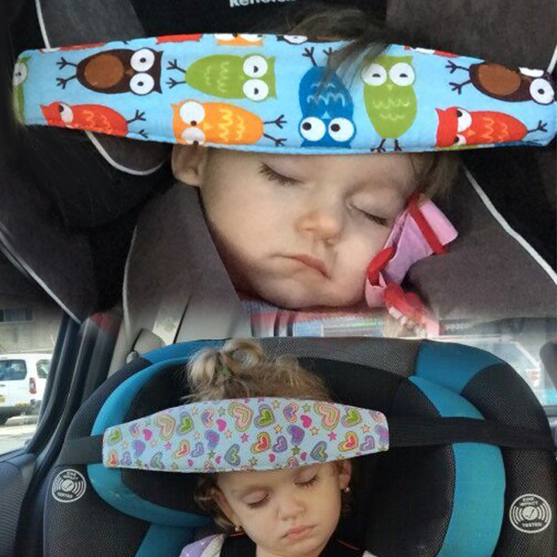 婴儿头部固定带儿童安全座椅睡眠辅助带小孩汽车旅行瞌睡神器保护