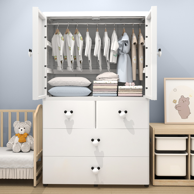 特大加厚宝宝衣柜婴儿收纳柜简易儿童小衣橱五斗橱衣服储物柜