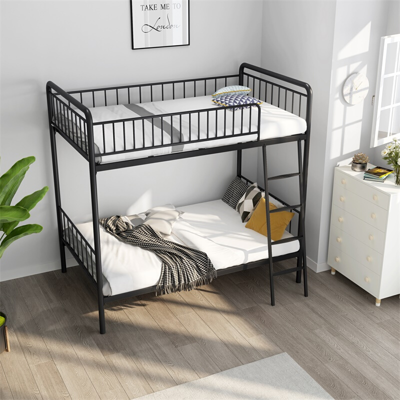 上下床双层床儿童上下铺铁床高低床宿舍高架床组合实木子母床