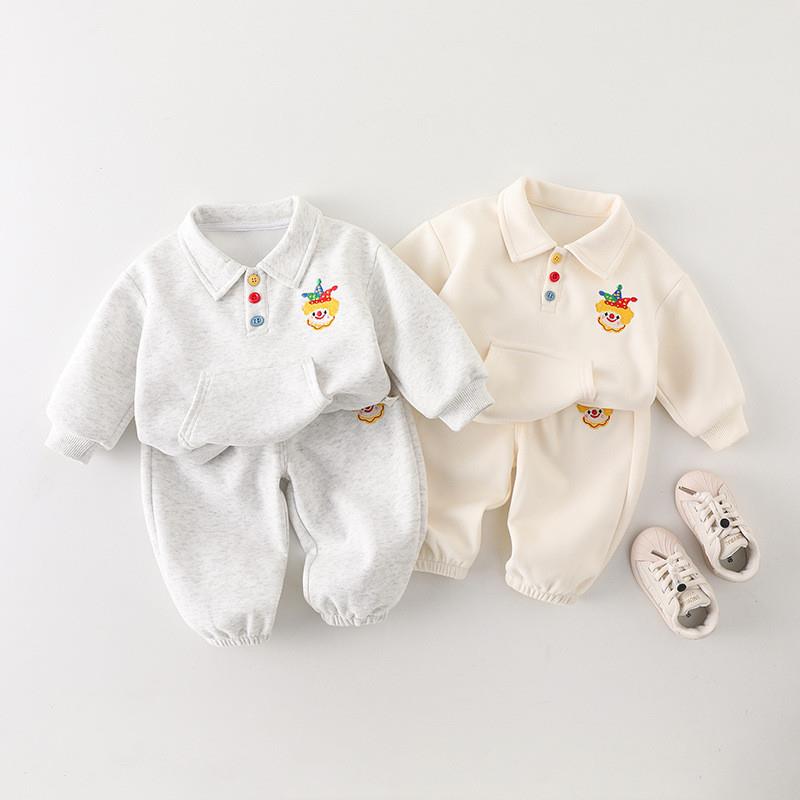 婴儿衣服春装套装a类宝宝分体纯棉新款洋气新生儿春秋一岁两件套