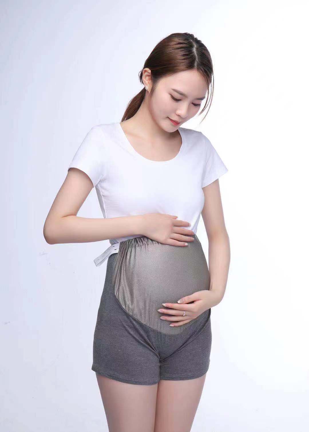 正品防辐射服孕妇装银纤维短裤怀孕期衣服女上班族电脑内穿安全裤