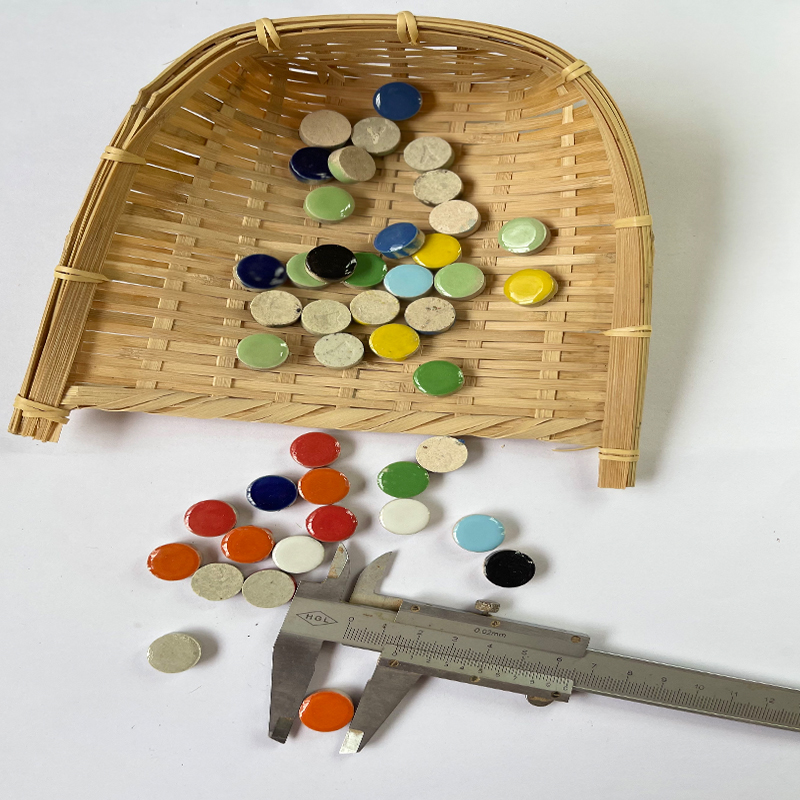小圆型陶瓷马赛克手工DIY艺术装饰设计拼图幼儿园母婴玩具 材料包