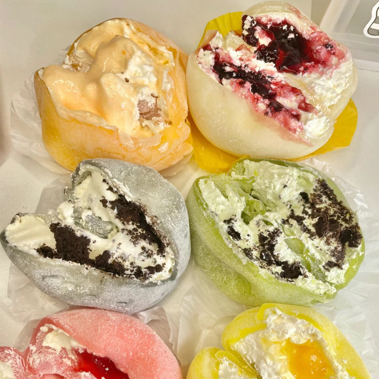 雪媚娘大福日式甜品麻薯汤圆冰淇淋糯米糍芒果奥利奥慕斯冰皮蛋糕