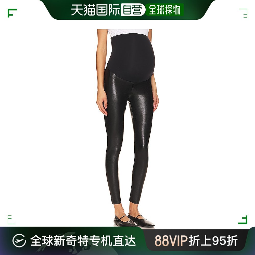 香港直邮潮奢 COMMANDO 女士 仿皮孕妇装打底裤 SLG89