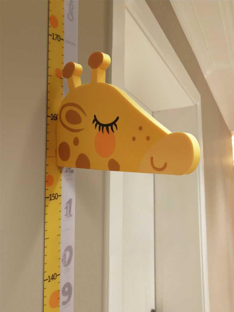 高小鹿儿童身高墙贴纸磁吸不伤墙精准测量仪宝宝小孩量身高尺神器