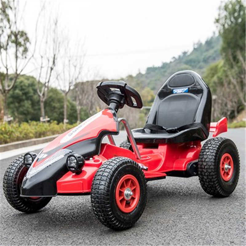新款新儿童电动车双驱四轮卡丁车遥控玩具电动汽车可坐男女宝宝充