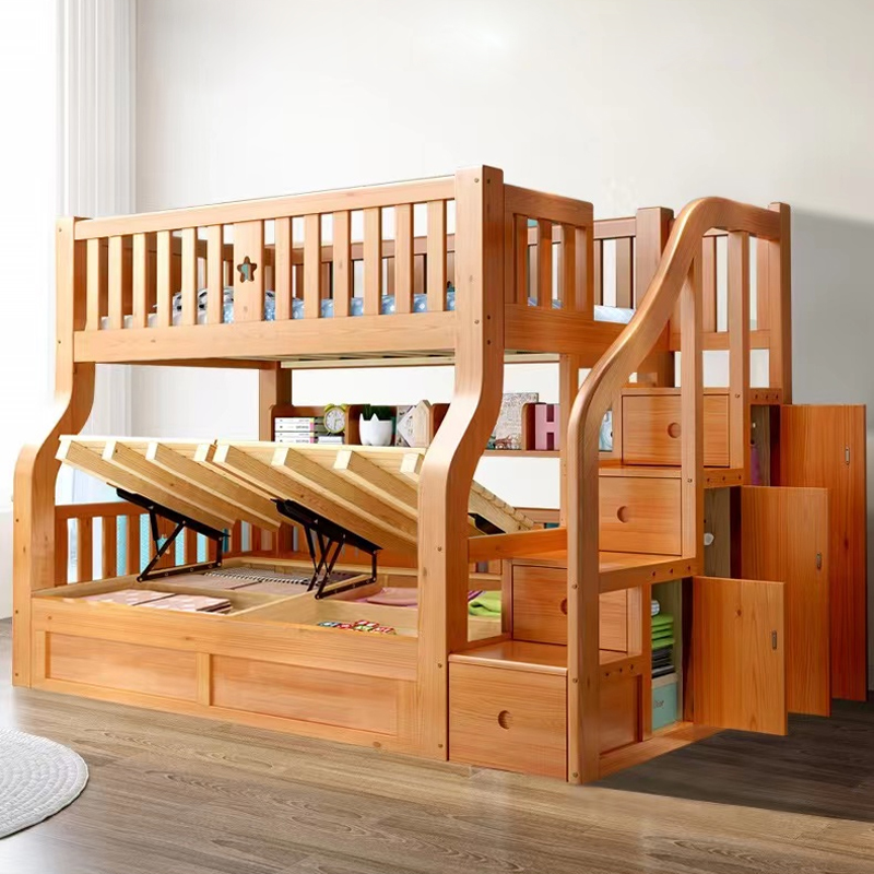 全实木上下铺双层床成人子母床高低床组合双人床儿童床两层上下床