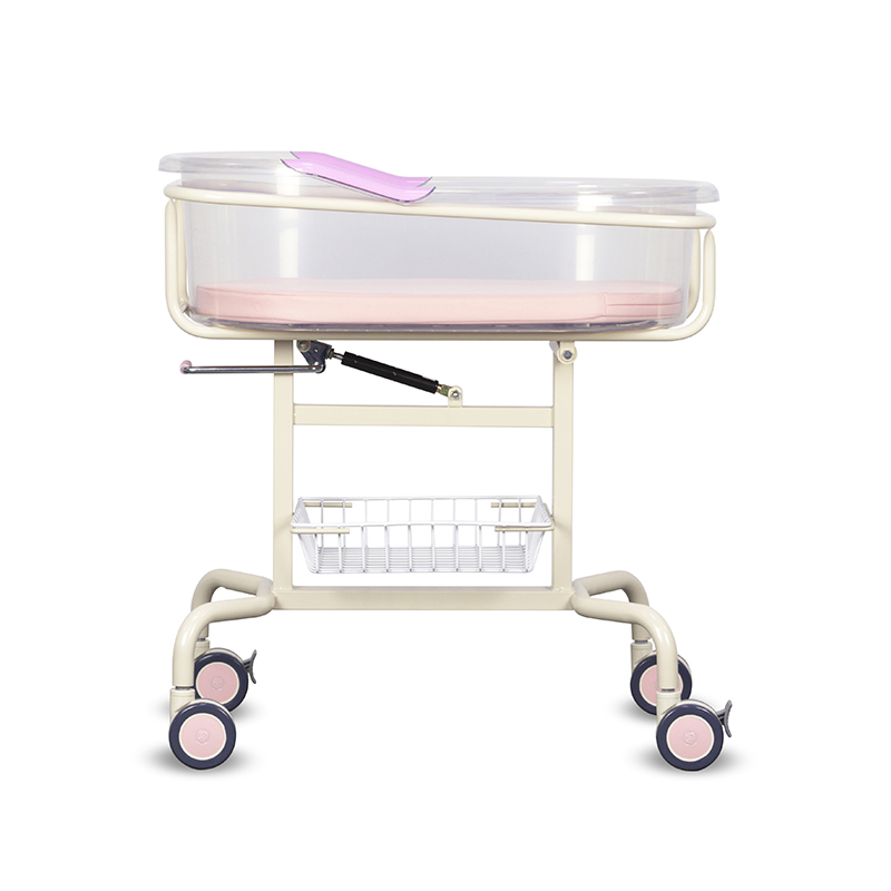 新款L热卖医院婴儿床月子中心婴儿车透明防溢奶新生小床会所婴儿