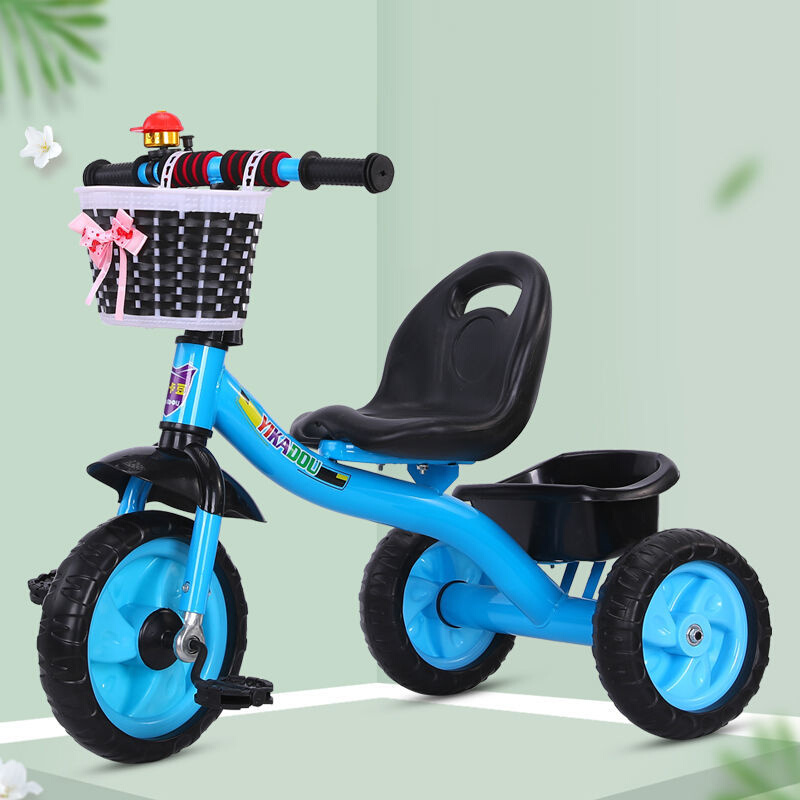 儿童三轮车脚踏车宝宝女手推车小孩单车男孩童车脚踏车玩具自行车