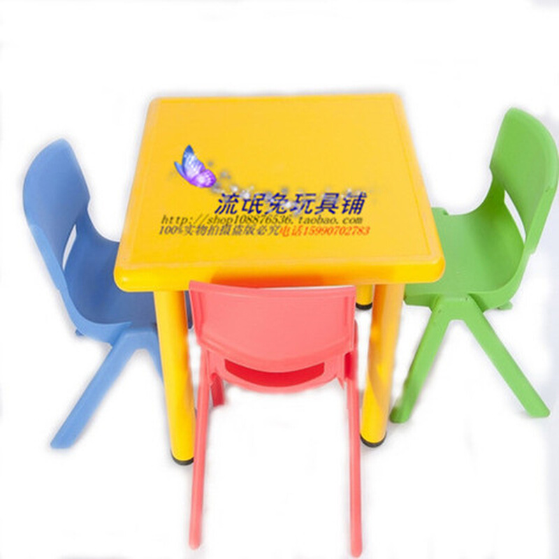 幼儿塑料桌 幼儿园塑料桌椅 儿童学习课桌 幼儿塑料桌椅