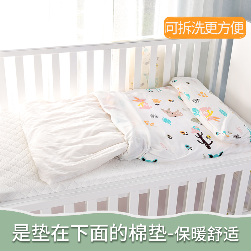 婴儿褥子床褥四季通用婴儿垫被棉花宝宝幼儿园棉垫儿童床垫子铺被