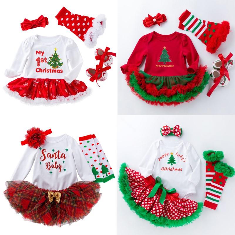 2023圣诞节ins宝宝衣新品可爱造型服洋气派对装0-1岁婴儿萌服哈衣