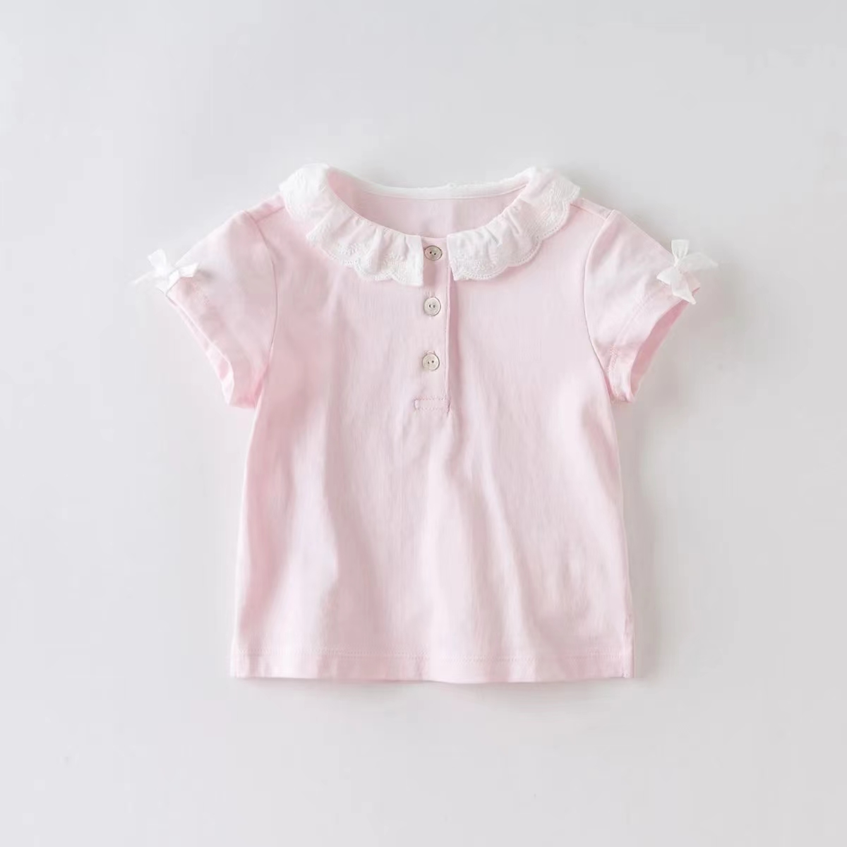 儿童t恤女童短袖夏装新款洋气可爱小童宝宝纯棉女孩上衣