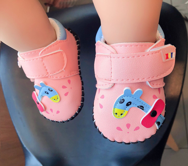 婴儿鞋春秋冬款6-12个月8男女宝宝鞋软底学步鞋0-1岁半手工缝皮鞋