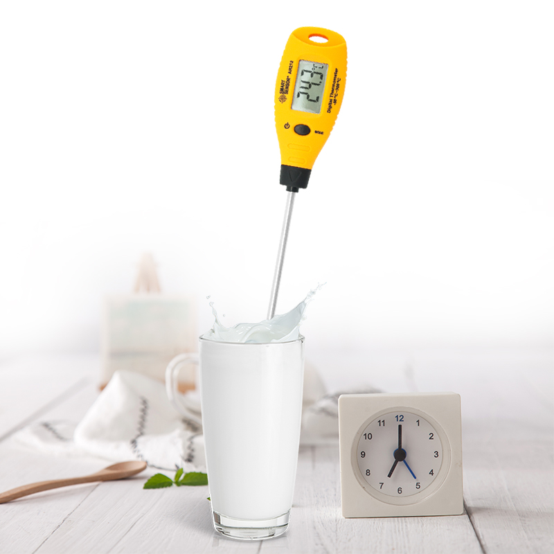 希玛AR212食品不锈钢探针测温计 家用厨房测油温宝宝奶粉液体粮食