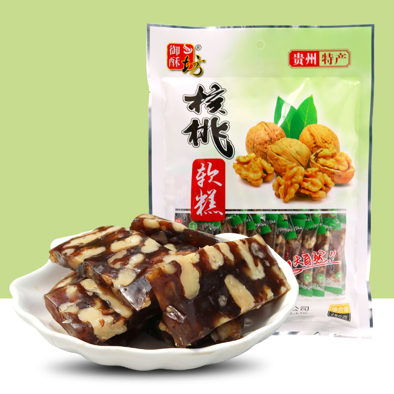 贵州特产御酥坊核桃软糖280g核桃软糕贵阳名小吃传统零食年货糖果