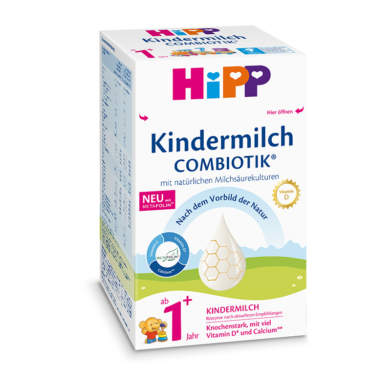德国保税区Hipp益生菌奶粉1+段婴幼儿奶粉1岁以上600g进口奶粉