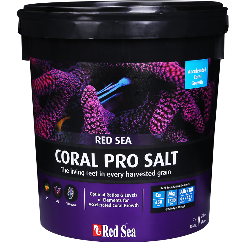 红海海盐sps硬骨高钙盐珊瑚盐lps海水鱼缸专用盐海水盐九一一水族