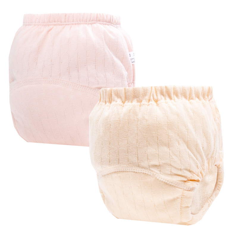 新生婴儿童训练裤男女宝宝如厕纯棉透气网眼学习裤防水可洗尿布兜