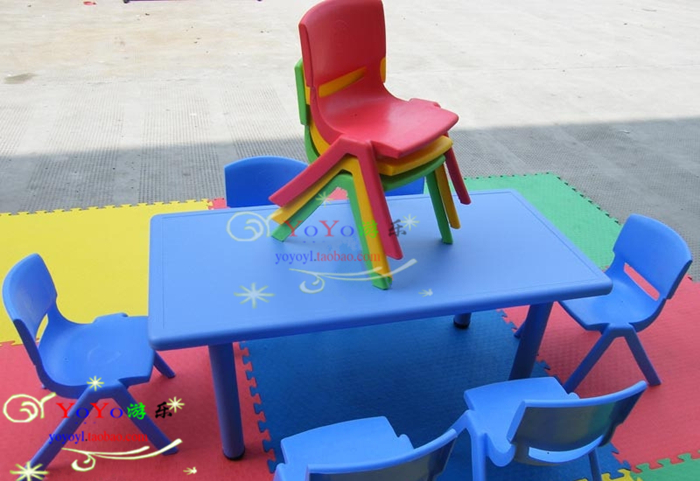 幼儿园儿童桌椅 塑料桌椅套装学习书桌写字椅子家用可升降桌推荐