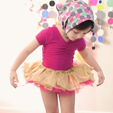 女童夏款韩版童装可爱芭蕾娃娃女童连衣裙芭蕾舞裙现货实拍