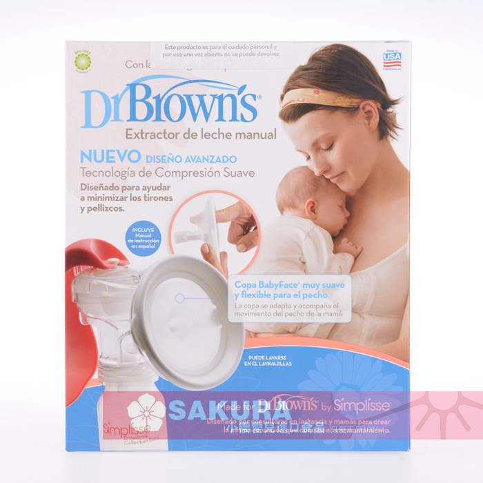 美国Dr.Browns布朗博士 手动吸奶器不含BPA NO.s1001 美国制造