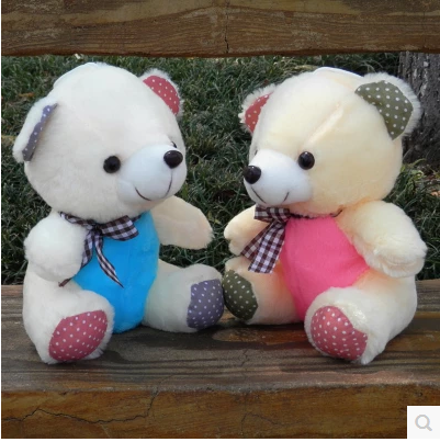 小熊公仔毛绒玩具泰迪熊点点熊玩偶婚庆布娃娃婚礼游戏礼品批发