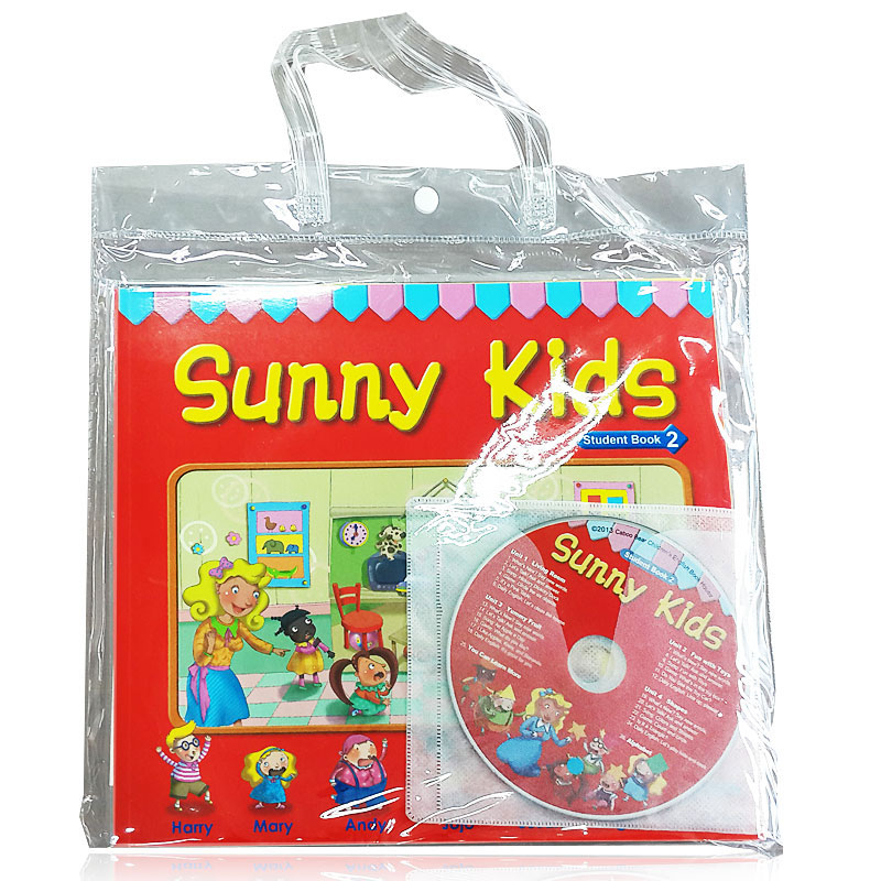 可点读的英文英语教育书 儿童绘本 启蒙绘本 Sunny Kids 2 阳光儿童美语教材2   儿童英文教育书+练习+字卡+活动配件 带CD