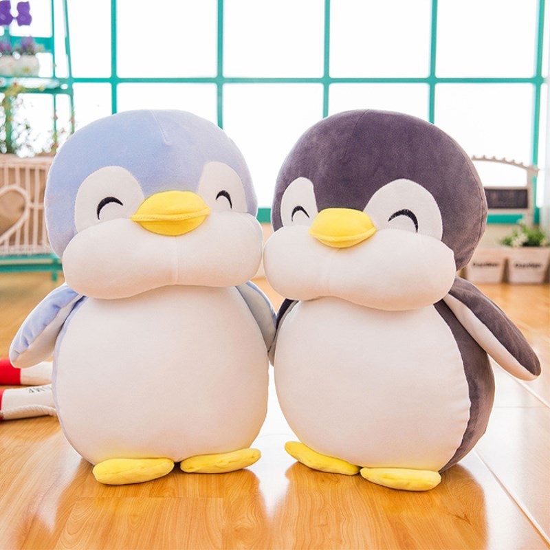韩国可爱胖企鹅公仔软体大号毛绒玩具睡觉抱枕女生情人节生日礼物
