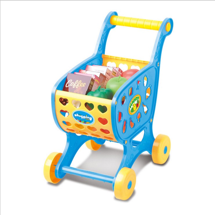 正品儿童购物车玩具超市手推车仿真婴幼宝宝男孩女孩过家家大号小
