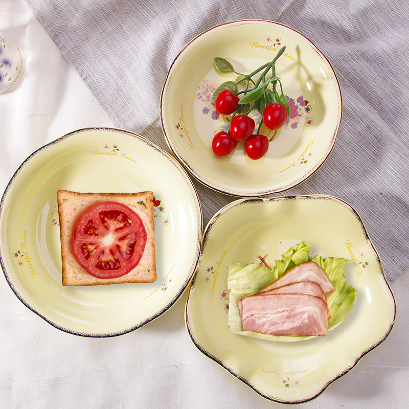 加厚陶瓷礼品餐具套装个性加厚欧式家用陶瓷碗菜盘子碗盘碟组合