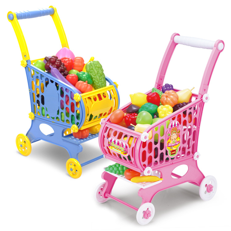高档儿童购物车玩具超市手推车仿真婴幼宝宝男孩女孩过家家大号小