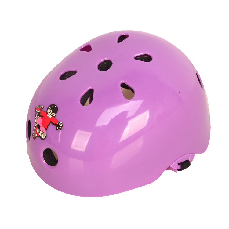 男女儿童轮滑帽 宝宝溜冰滑板自行车头盔 小孩安全帽 轻便四季款