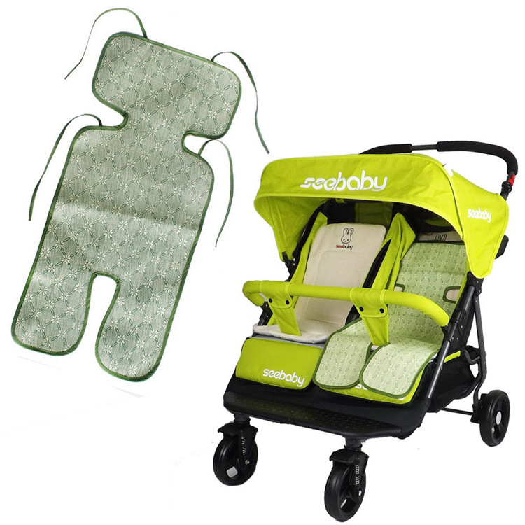 宝宝婴儿婴幼儿手推车专用凉席子凉垫子通用坐垫遛娃溜娃四季神器