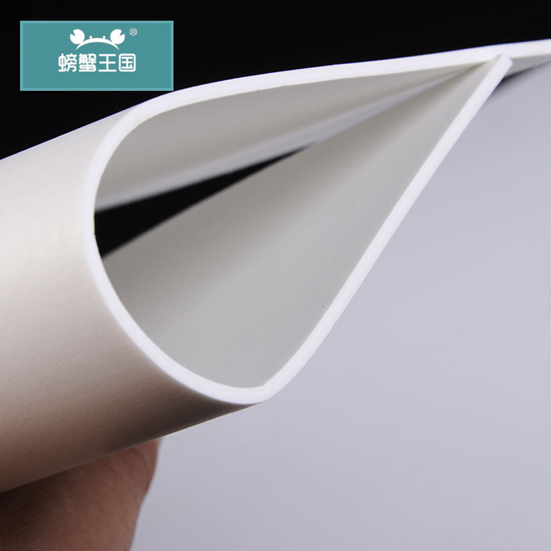 DIY建筑模型PVC板 高密度塑料雪弗板 可弯曲白色小方片2/3/5/8mm