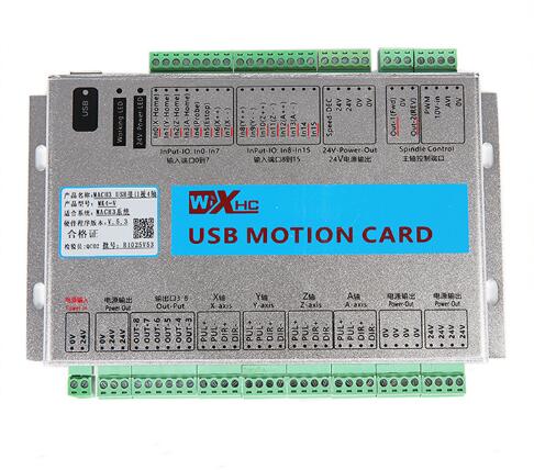 运动控制卡雕刻机卡MACH3系统USB接口4轴控制卡2000KHZ替代ECUT卡