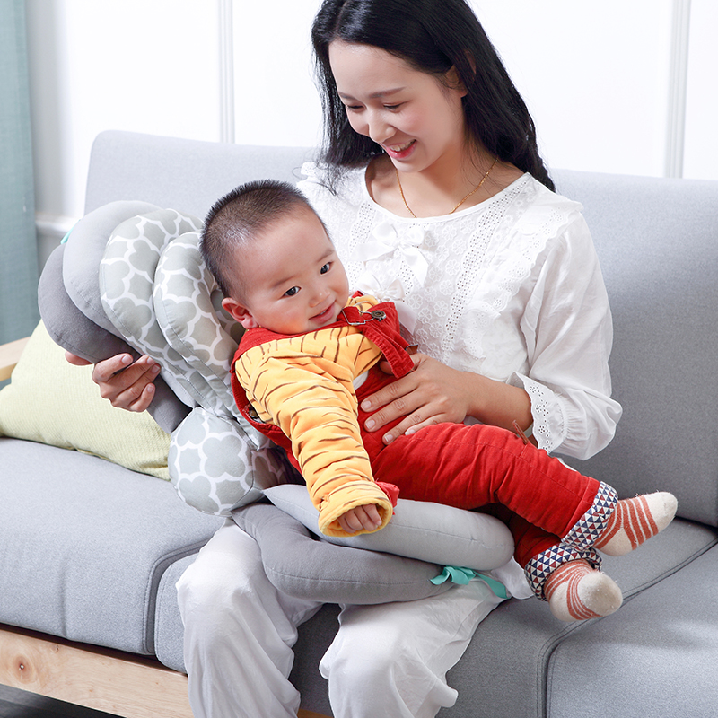 哺乳枕头新生婴儿喂奶枕宝宝多功能可调节高度授乳枕
