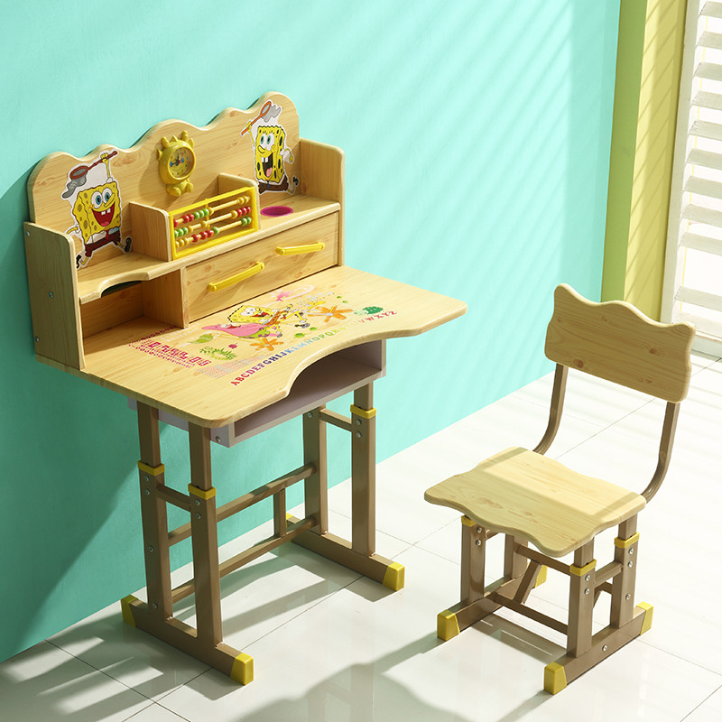小学生书桌可升降儿童学习桌写字桌桌椅套装家用写字台小孩课桌椅