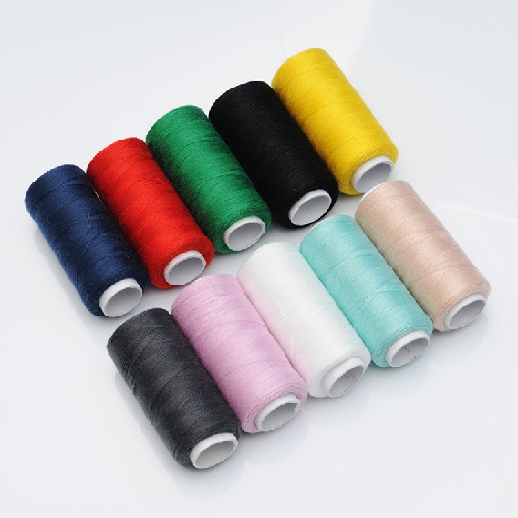 缝纫线10色涤纶手缝线彩色线团家用缝手工小卷线缝补衣线针线红利