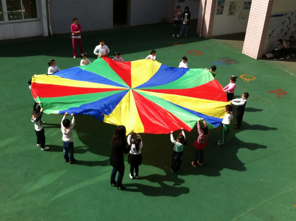 彩虹伞早教感统教具 幼儿园体育儿童游戏户外活动器材 彩虹伞感统