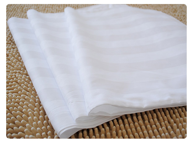 纯棉枕头芯套婴儿宝宝全棉枕芯套单双人白色贡锻锻条布料枕芯罩