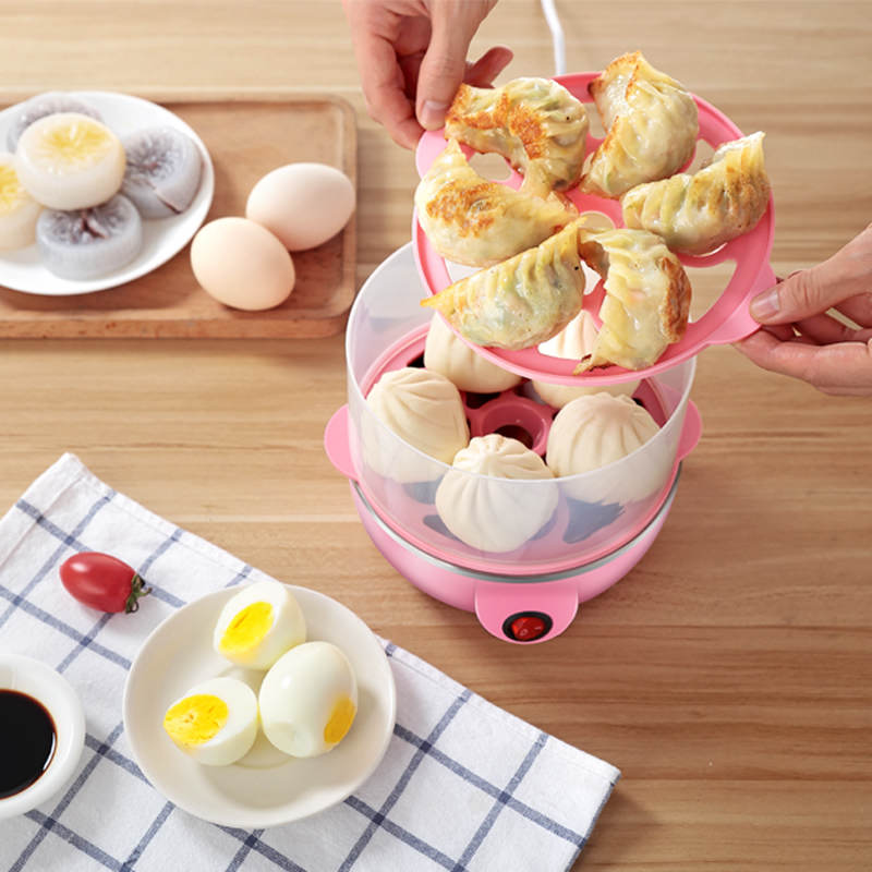【宝宝早餐】家用蒸蛋器单双层多功能煮蛋器自动断电蒸鸡蛋羹机