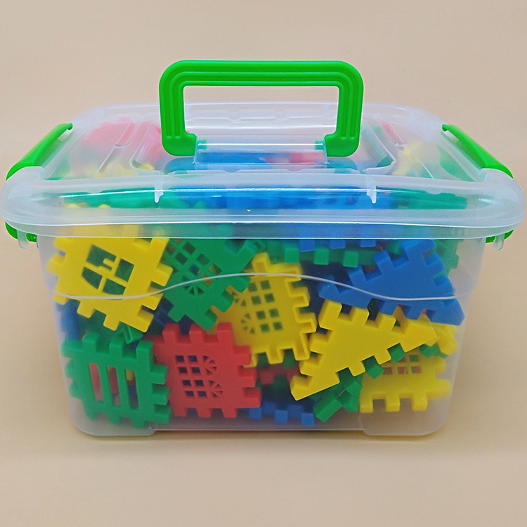 大号幼儿园桌面积木拼插玩具塑料房子积木3-6岁男孩女孩益智玩具