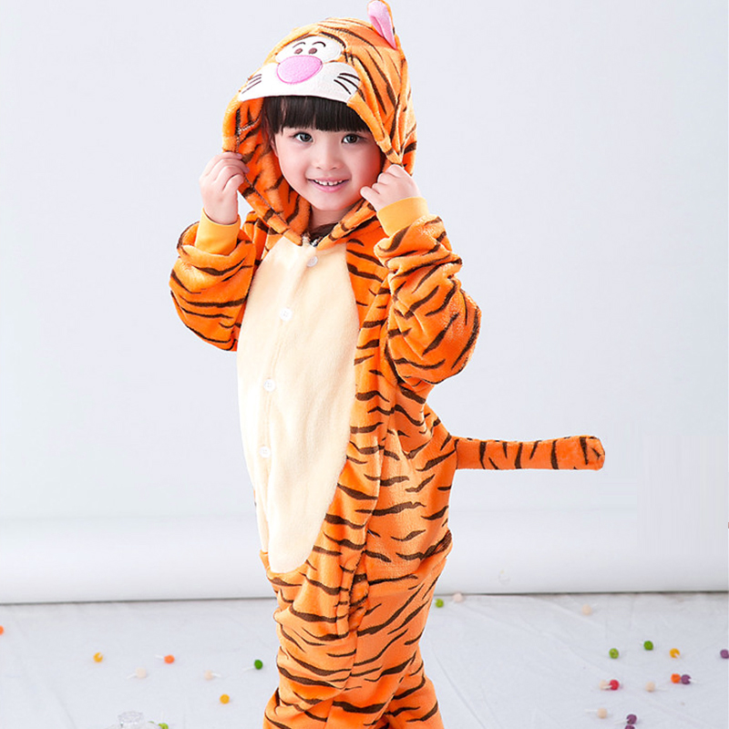 新款大小老虎儿童演出服 成人老虎动物表演出服装 万圣诞节表演出