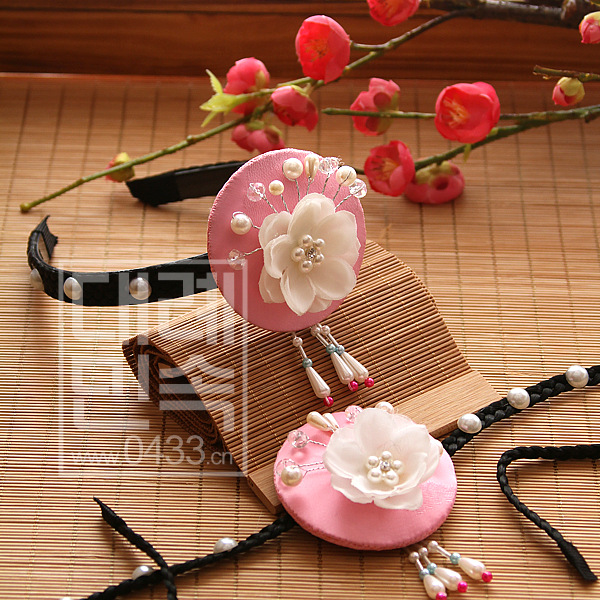 韩国原装进口手工编珠儿童发绳发箍H-P02906