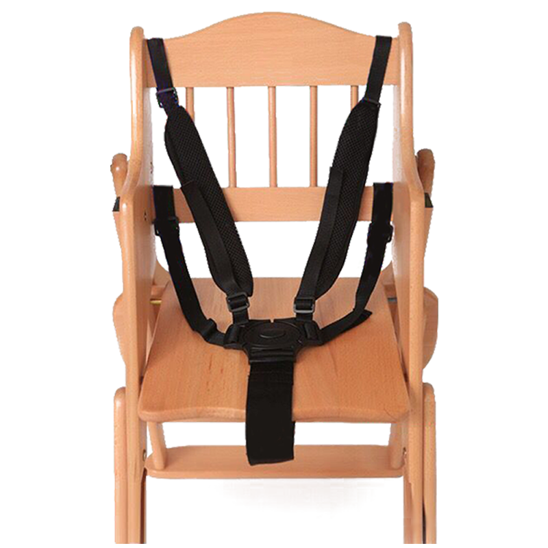 儿童餐椅安全带绑带固定带婴儿车藤椅三点五点式宝宝座椅推车通用