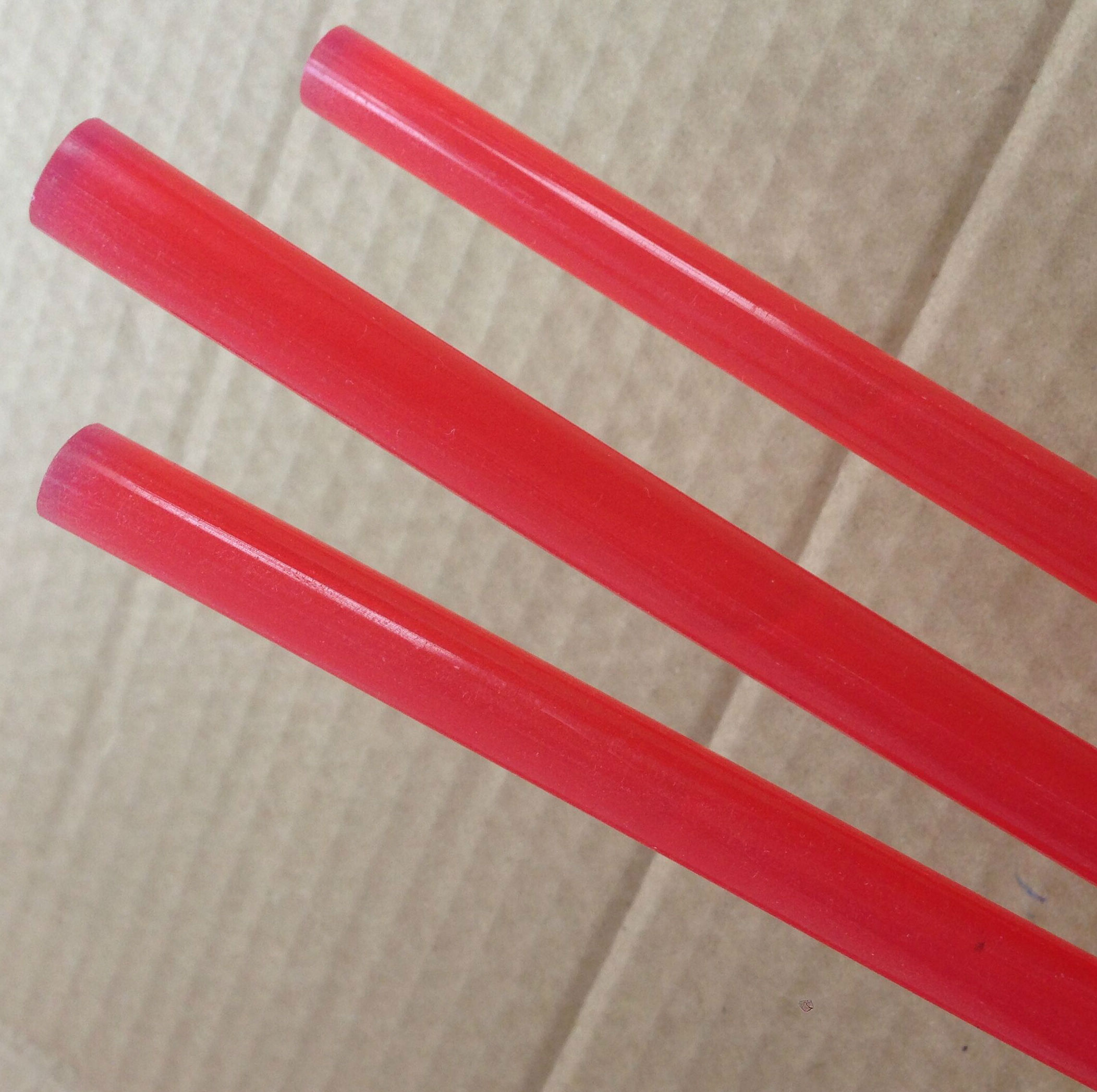 永铭胶业好少年热熔胶棒绿色红色彩色棒直径11毫米30公分长胶条