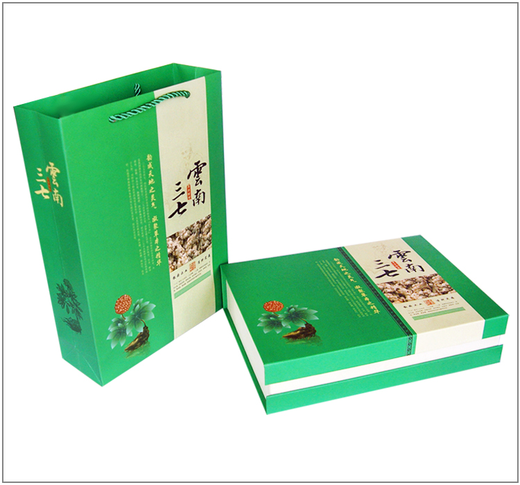 三七包装盒高档礼品盒专用包装云南三七粉包装盒子精致药材盒500g