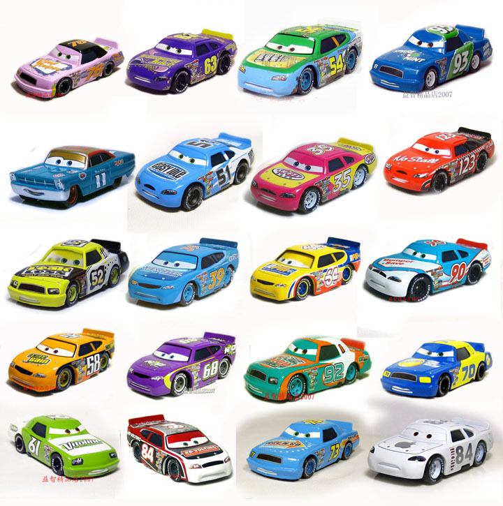 汽车总动员3玩具车 35 54 123号赛车总动员酷姐合金车模型玩具车